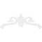 Ekena Millwork Pitch Florence Architectural Grade PVC Gable Pediment, 36"W x 15"H x 1"P (10/12) GPP036X015X100FLO - alternate 4